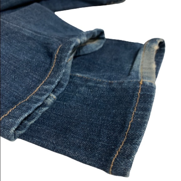 GF FERRE Refined Straight Leg Italian Blue Jeans Sz 26 - Picture 9 of 11